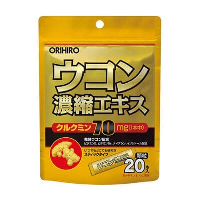 Bột Nghệ Giải Rượu Orihiro 20 Gói x 1.5g